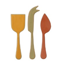 Enamel Stainless Steel Cheese Knives, 7"