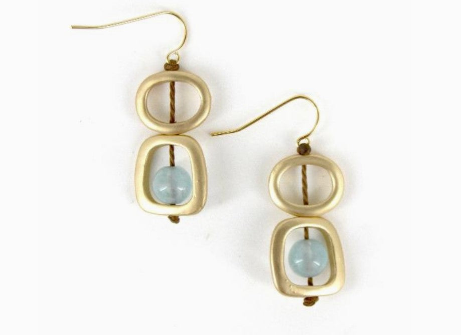 Gold Geometric Earring