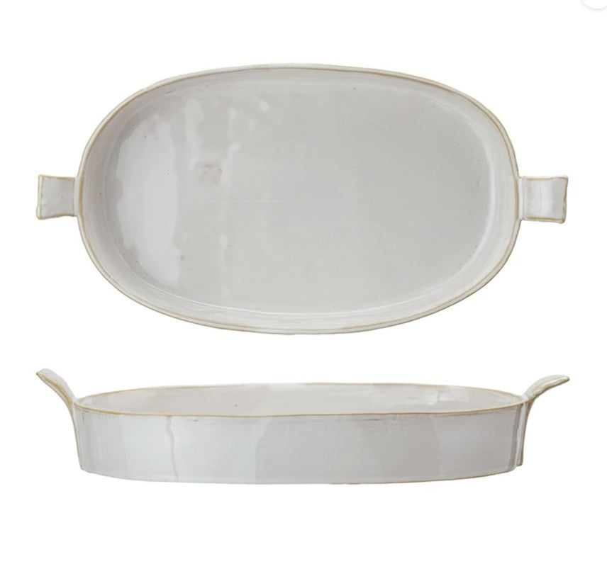 Stoneware Baker with Handles
