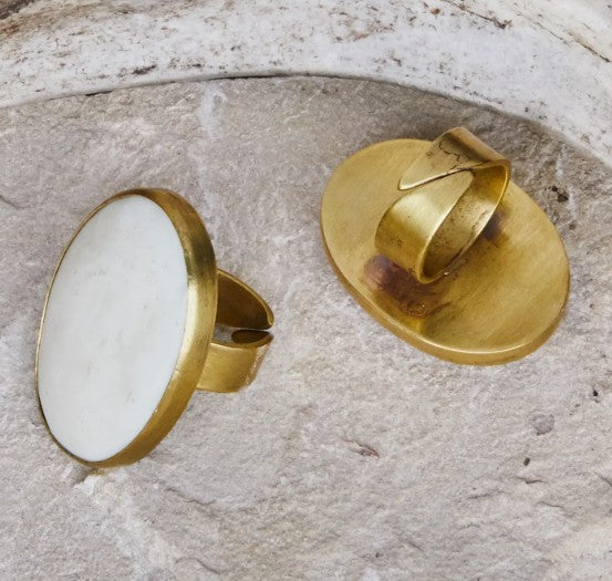 Bezel Set Ring