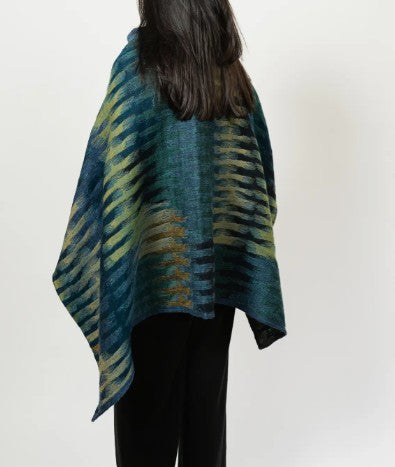 Boiled Merino Wool Poncho