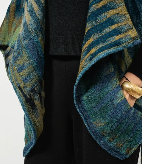 Boiled Merino Wool Poncho