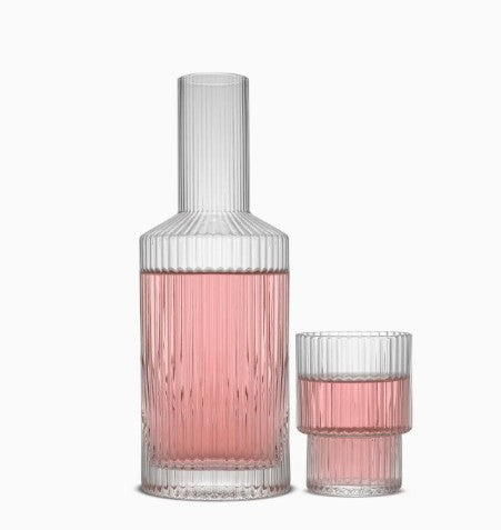Elle Fluted Bedside Carafe