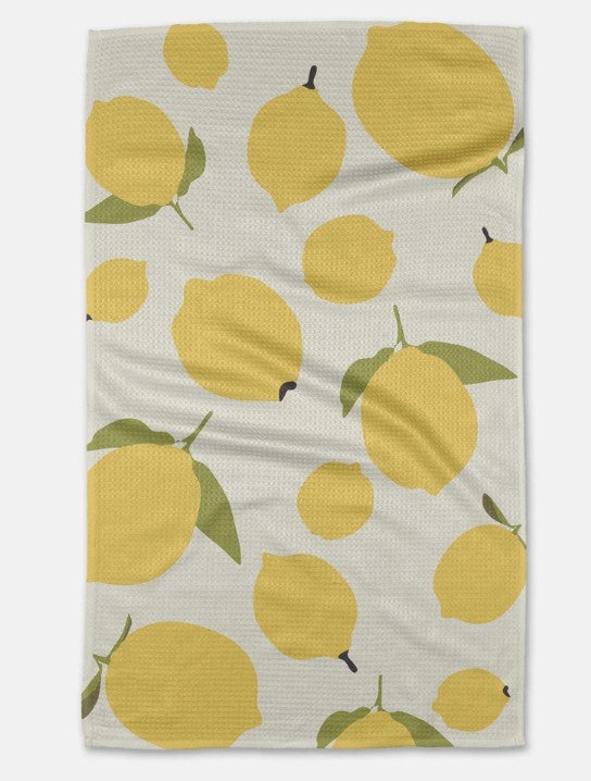 Sunny Lemons Tea Towel