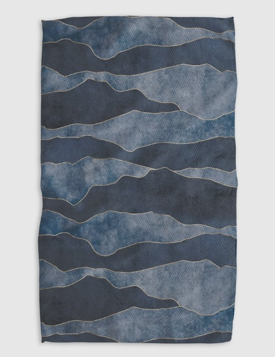 Lined with Gold Kitchen Tea Towel