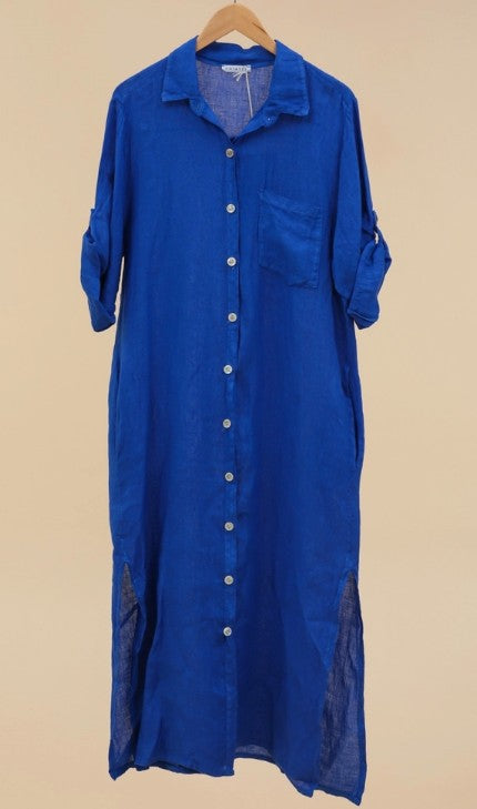 Linen Shirt Dress