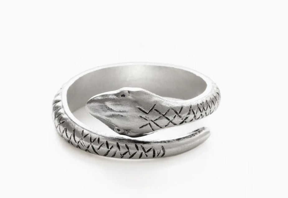 Ophidian Ring- Silver