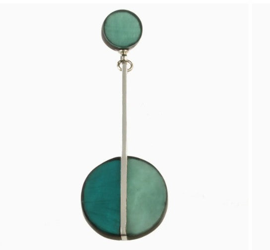 Resin drop earring, Multiple Colors