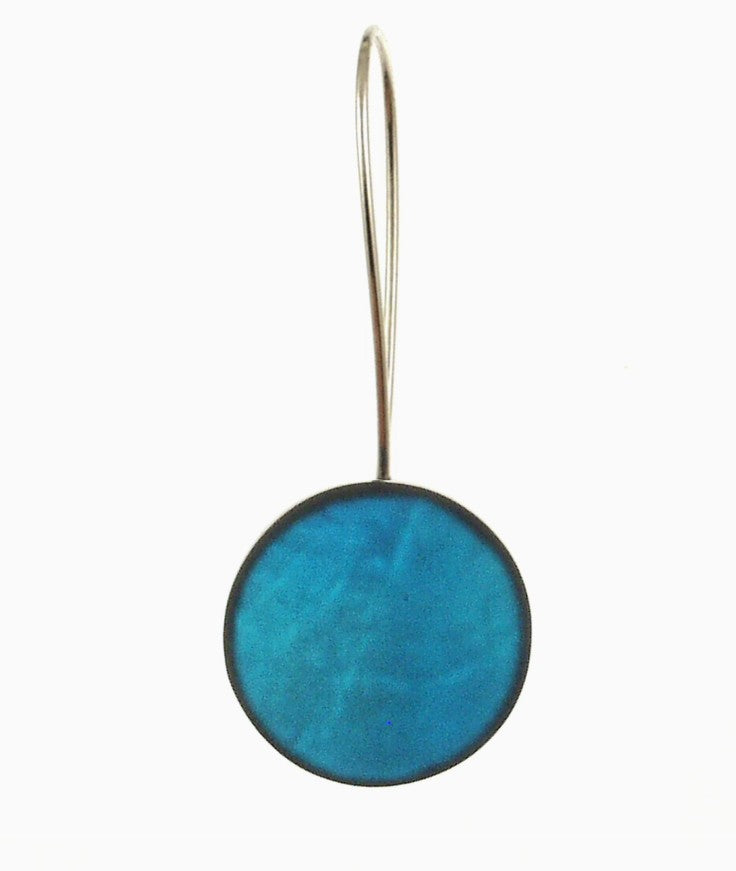 Resin Disc Earring, Multiple colors