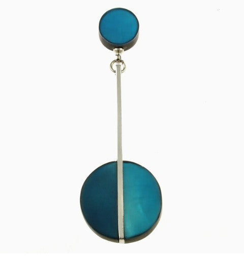 Resin drop earring, Multiple Colors