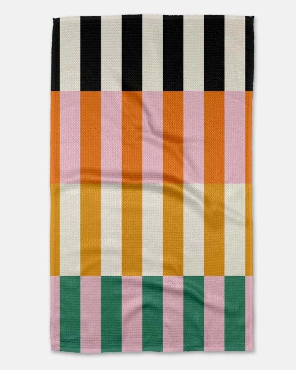 Stacked Stripes Tea Towel