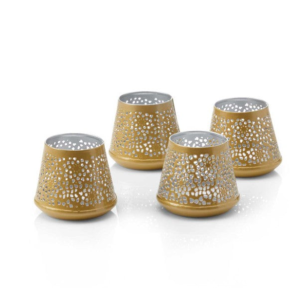 Starflower Tea Light Lanterns, Set of 4