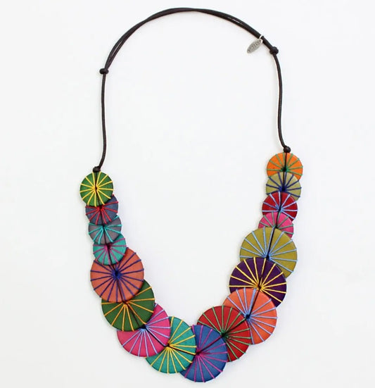 Multicolored Azalea Necklace