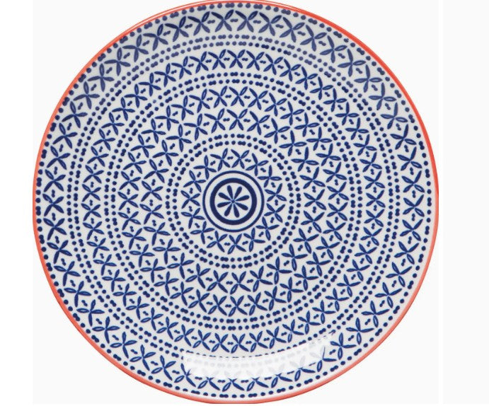 Blue Cross Appetizer Plate