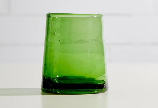 Green Small Cone Glass
