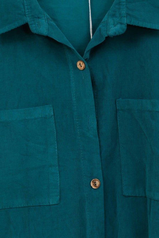 Corduroy Shirt Dress