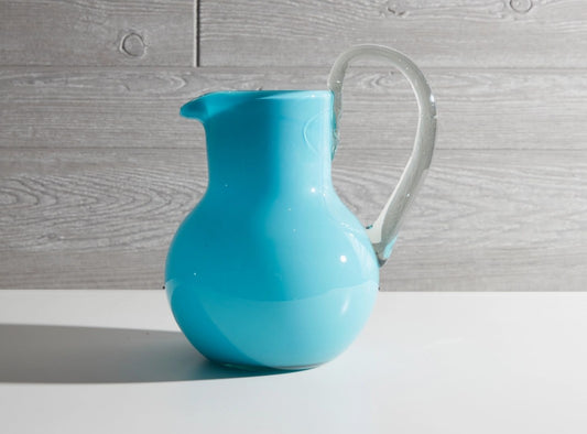 Handblown Glass Pitcher