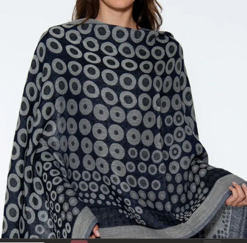 Kalya Wool and Cotton Shawl/Scarf