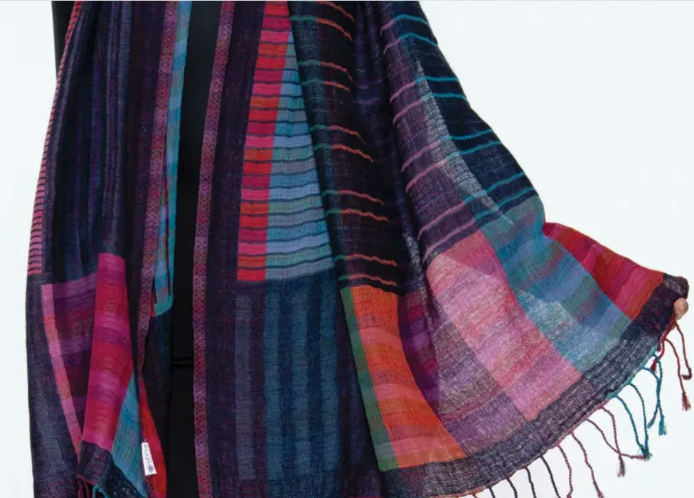 Kalya Wool and Cotton Shawl/Scarf