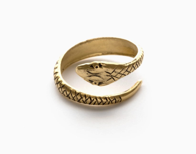 Ophidian Ring- Gold