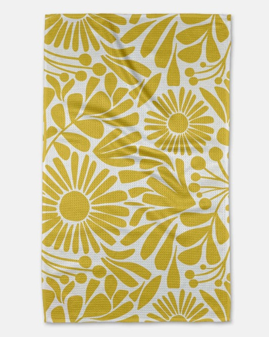 Sunlit Blooms Tea Towel