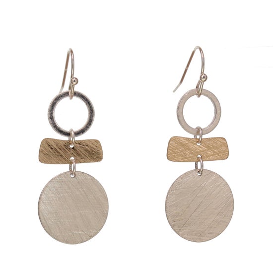 Triple Scratch Earring
