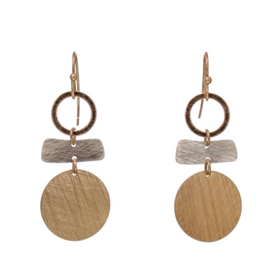 Triple Scratch Earring